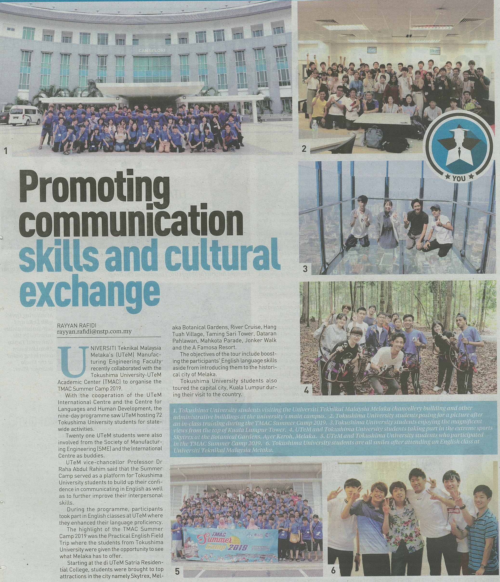 Promoting communication skills and cultural exchange
