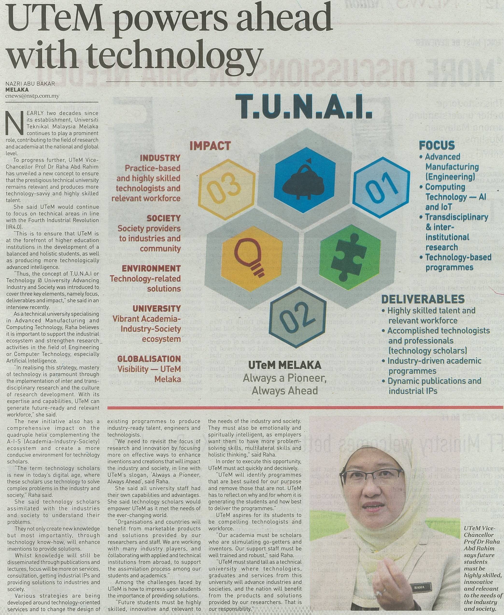 UTeM powers ahead with technology