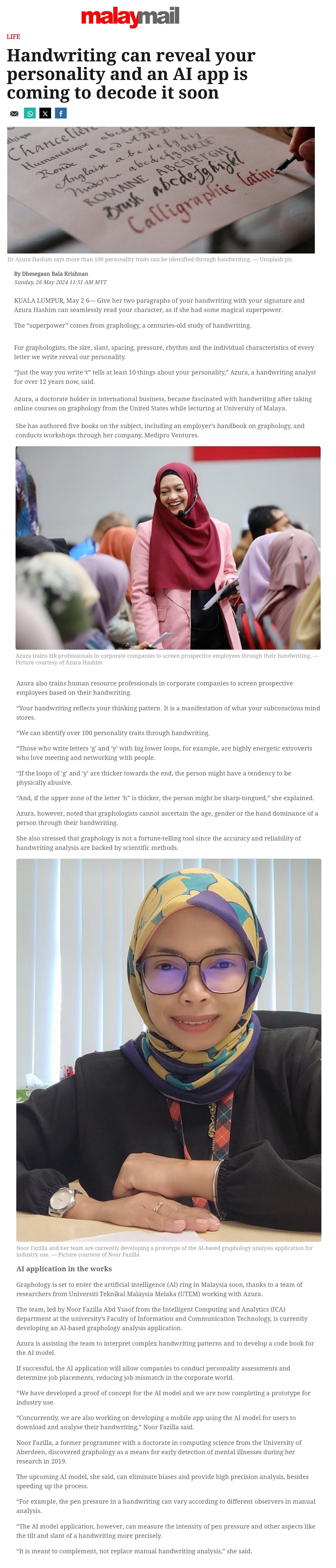 Handwriting can reveal your personality and an AI app is coming to decode it soon